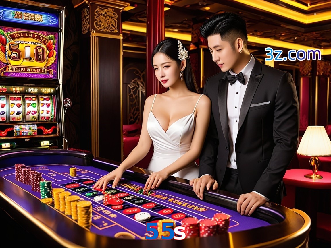 55s cassino online com mesa de blackjack e dealer
